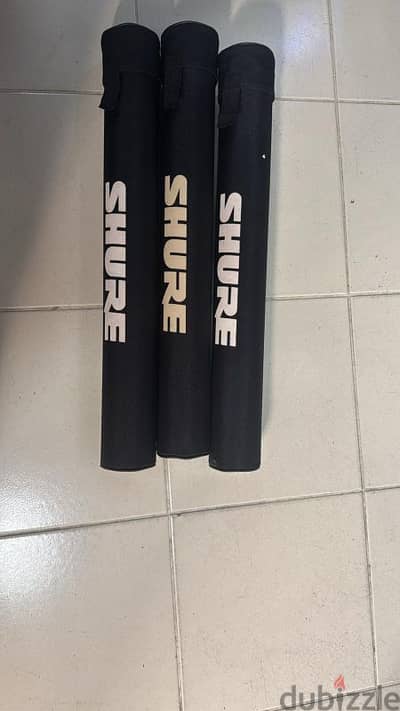 shure sm89 condenser mic. 3 piece 120kd