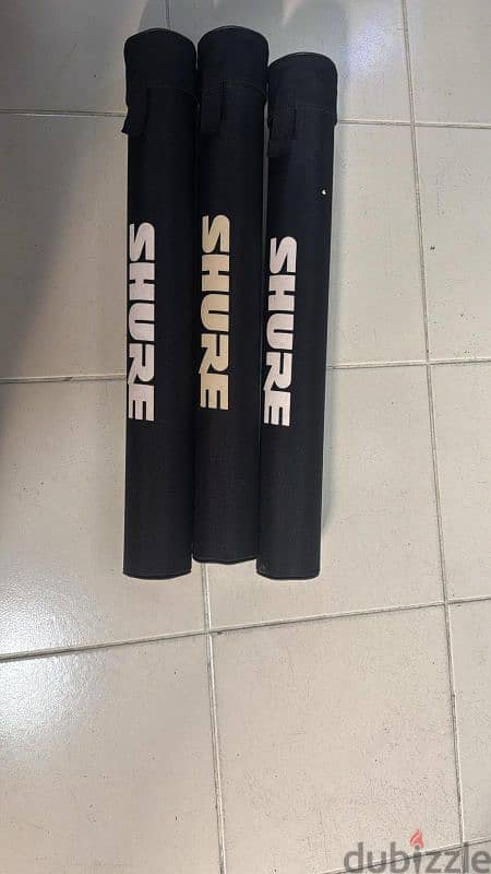 shure sm89 condenser mic. 3 piece 120kd 0