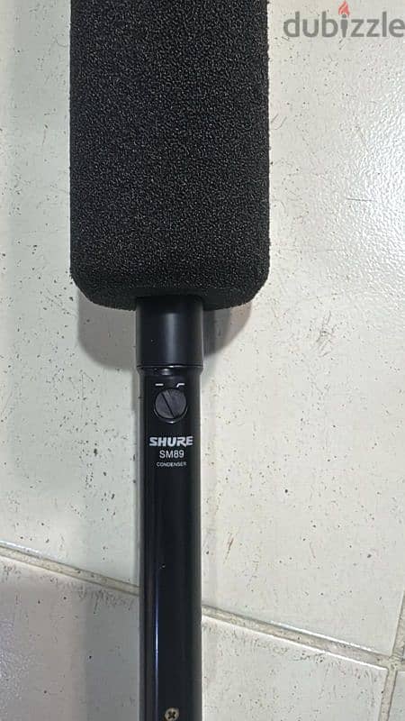 shure sm89 condenser mic. 3 piece 120kd 2