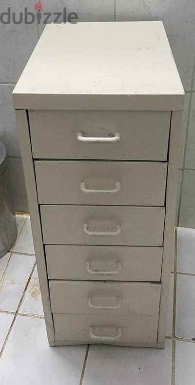 6 Drawers Unit,Chest Cabinet On Castors,Multi Tool Storage