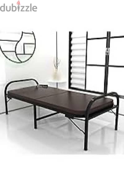 Foldable single bed