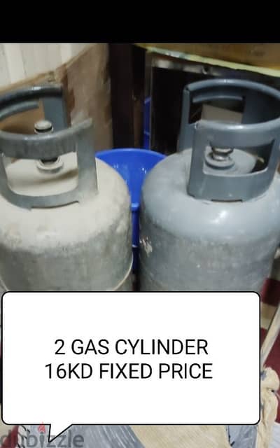 2. gas cylinder are selling very low price 16 KD