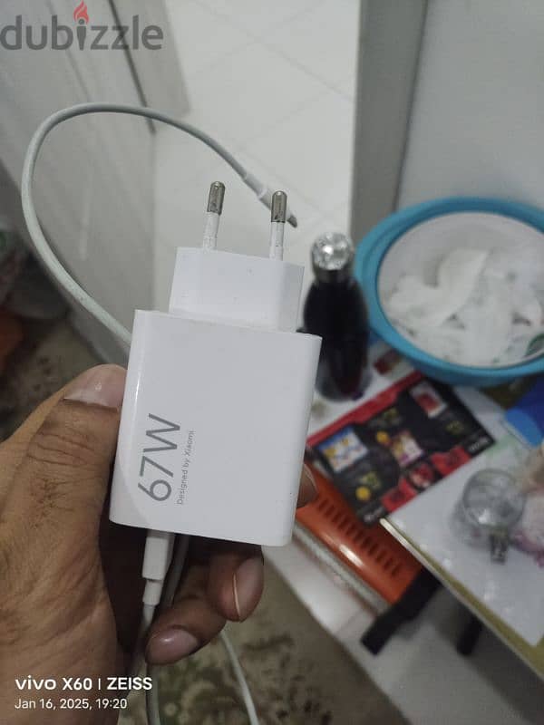 Xiaomi 67 Watts Fast Charger In New Condition 2