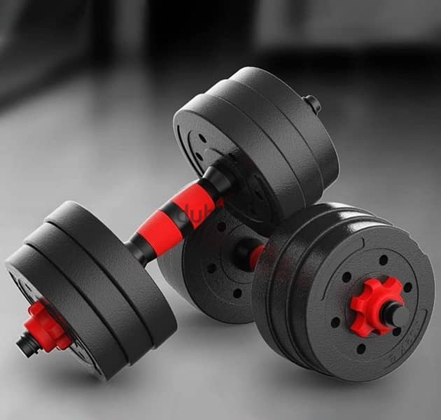 best price new dumbbell best quality black red color 8