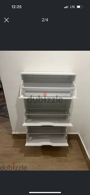 white shoe cabinet