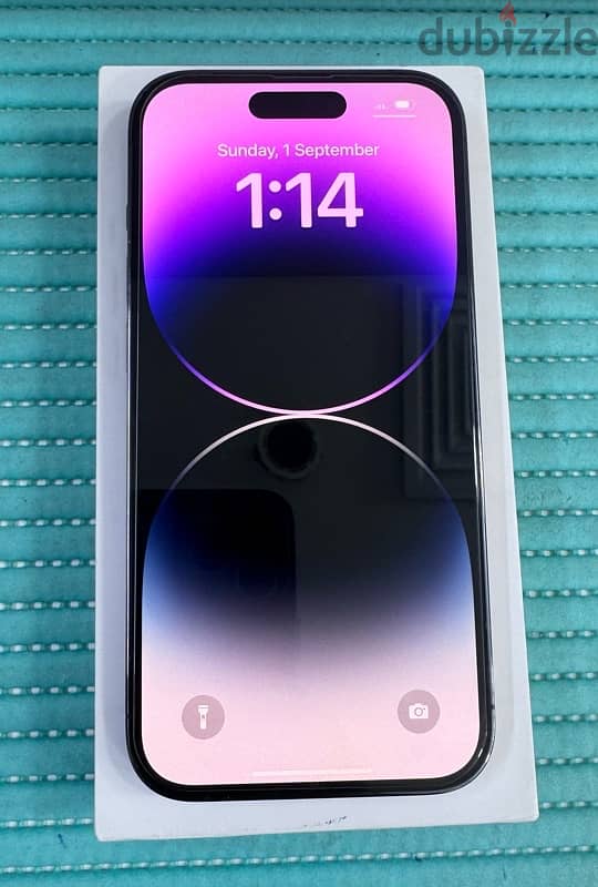 iPhone 14 Pro 5G 256 GB  Dual Sim Deep purple Used ! 4