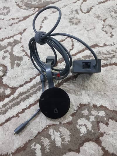 Google Chromecast Ultra 4K with original Adaptor and cable for sale