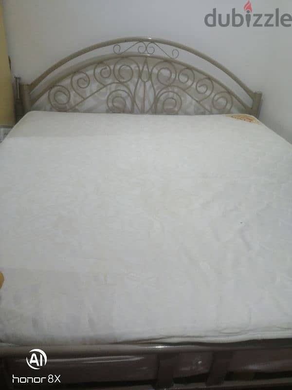 home item for sale iron double bed and cannon matress good condition 11