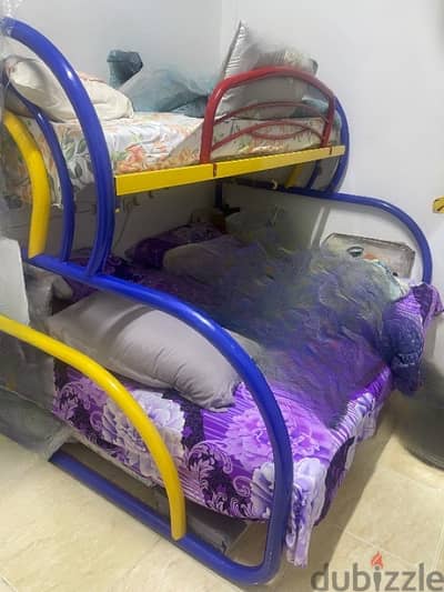 bed for sale 180 kwd with free mattress