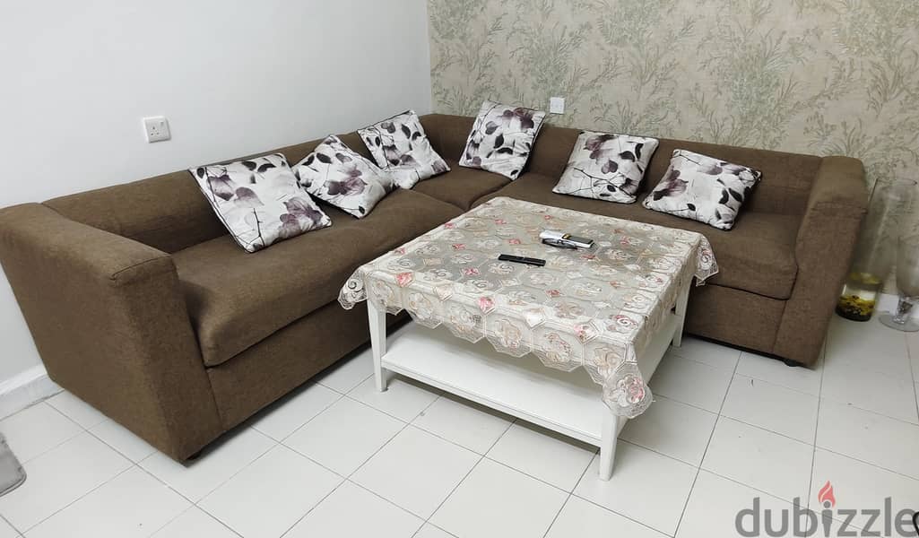 Sofa set with tea table 0