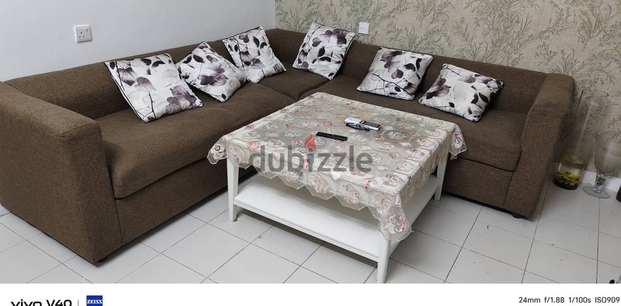 Sofa set with tea table 1