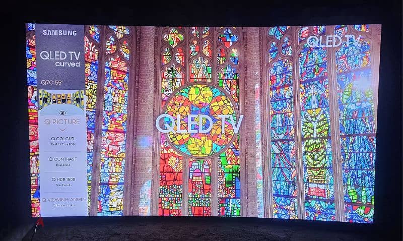 SAMSUNG QLED 55INCH 4K SMART CURVED TV WITH ONE CONNECT BOX 2