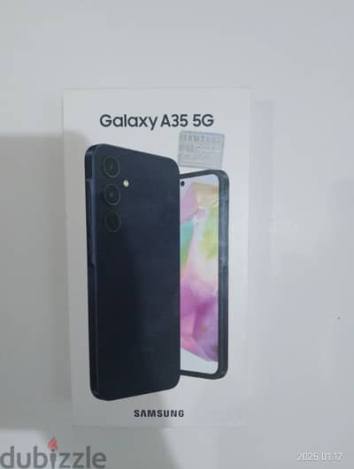 samsung A35 5g 256 gb sealed pack brand new with