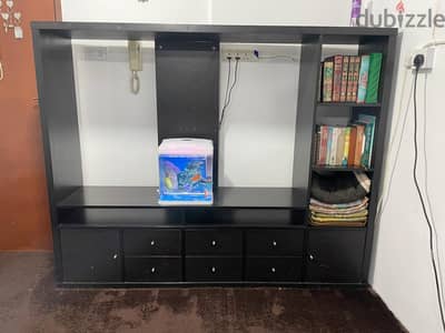 IKEA TV stand with book shelfs