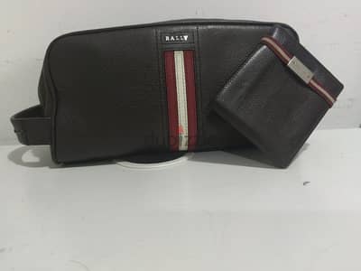 excellent condition  Bally wallet and bag