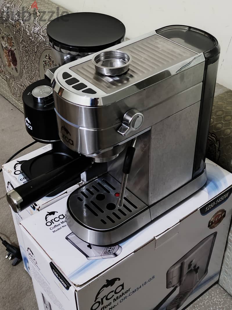 Orca Espresso Machine & Coffee Grinder 2