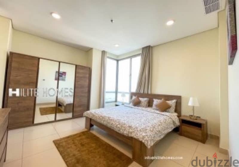 Fully furnished & Serviced one bedroom  apartment  for rent in Slmiya 4