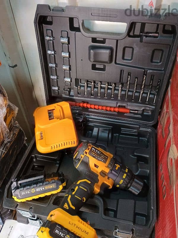 Rechargeable Drill Machine with tools 2