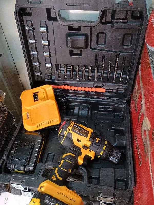 Rechargeable Drill Machine with tools 3