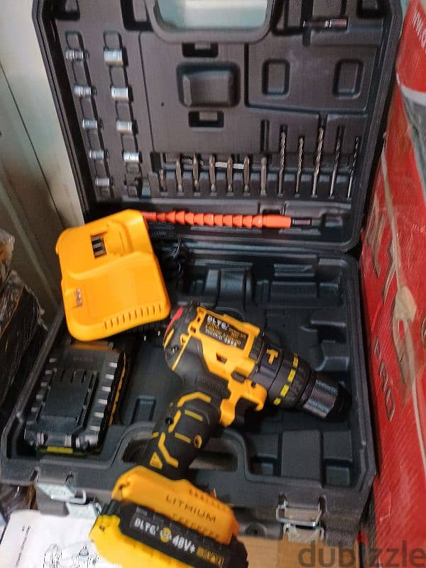 Rechargeable Drill Machine with tools 4