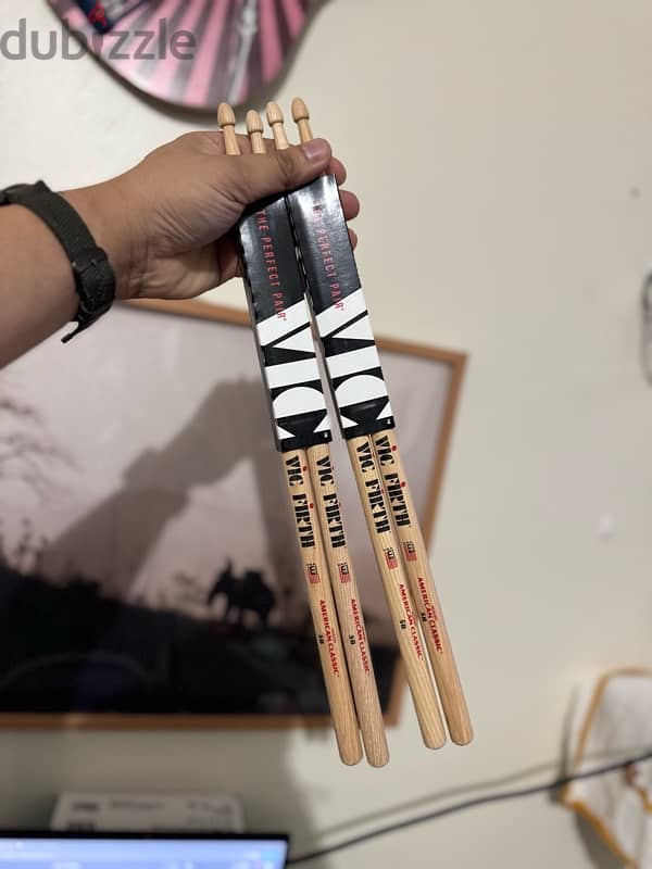 VIC FIRTH DRUMSTICK 5B USA 2