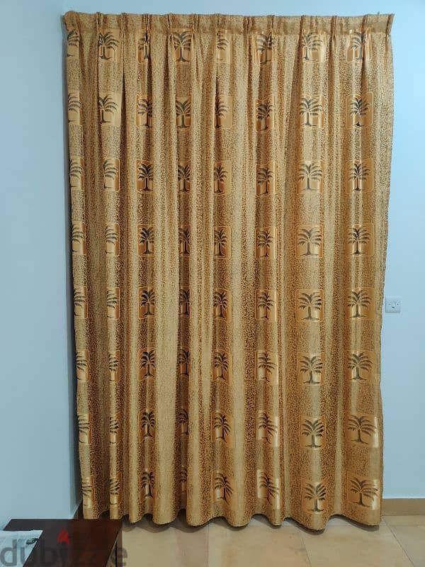 Curtains with Lining and Fittings ( Total 08 Large Size ) 4