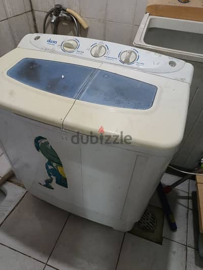 Icon washing machine 7 kg, the tub and cleaner work well