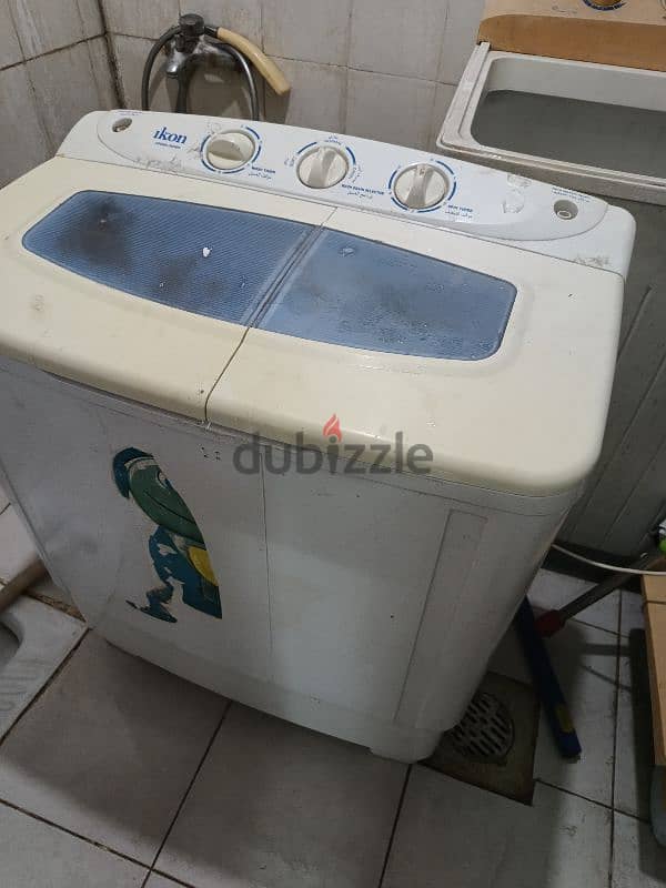 Icon washing machine 7 kg, the tub and cleaner work well 0