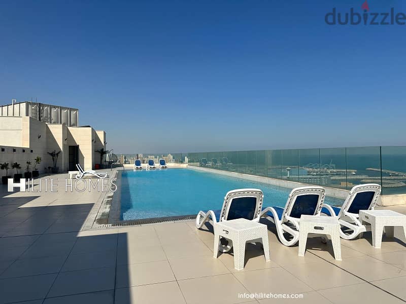 Fully Furnished & semi furnished 1 bedroom apartment for Rent,Mahboula 6