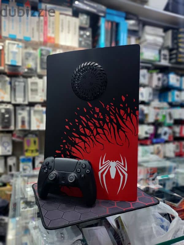 PS5 spider man edition disc edition with 1 controller 1tb 0