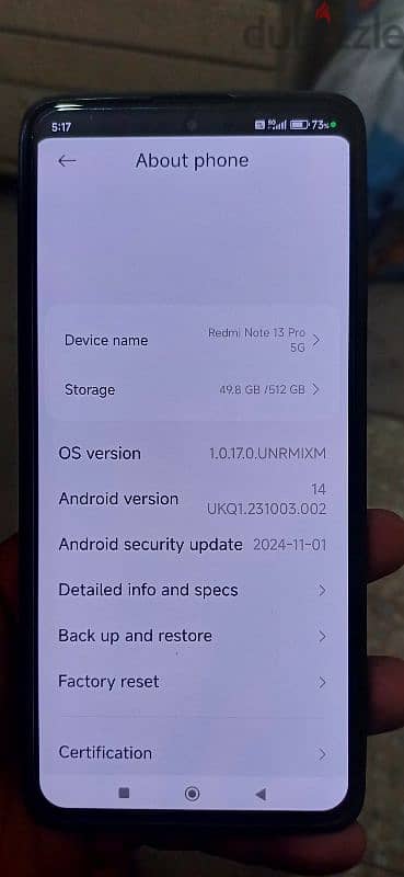 Redmu Note 13 pro 12/512GB 5