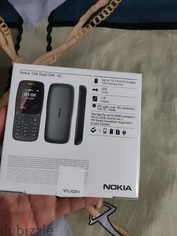 Nokia 106 4g phone new seal pack 2