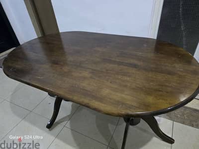 wooden table good condition