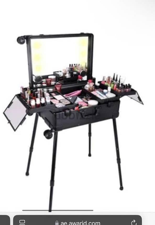 Masters professional Make-up portable station black 1