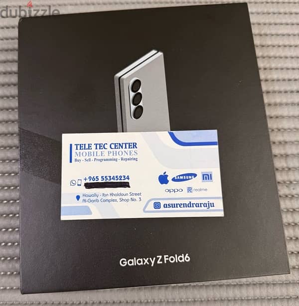 Samsung Galaxy Z Fold 6 5G 512GB  Silver New sealed! 2