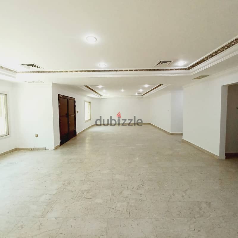 Full ground floor with a yard for rent in Salwa, Block 11 2