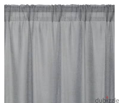 3 layers curtains with blinds and double rod available for immediate