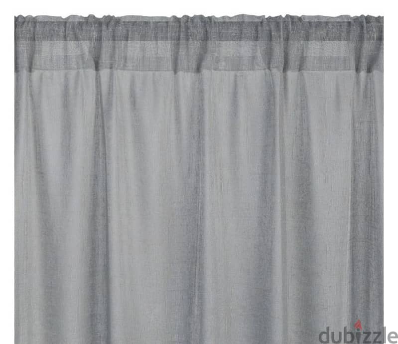 3 layers curtains with blinds and double rod available for immediate 0