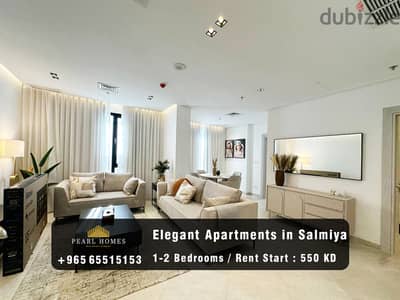 Elegant Apartments for Rent in Salmiya Fully Furnished