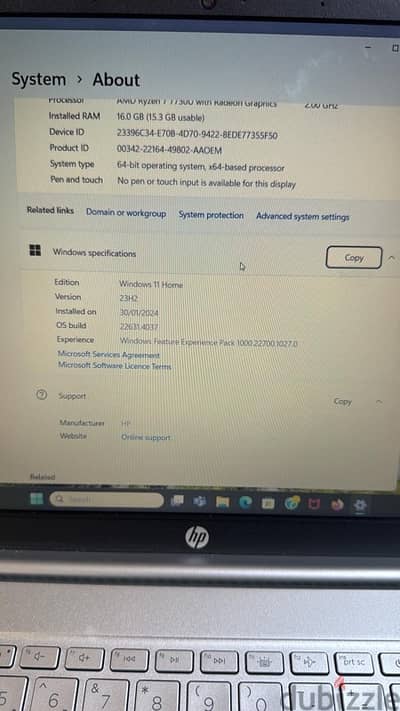 HP laptop for sale