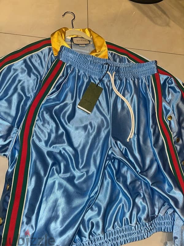 Gucci ( NEW ) Shiny Jersey & Pants , Size L 1