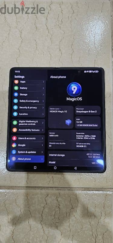 Honor Magic V2 0