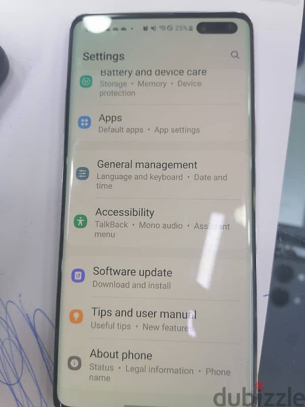 samsung s10 usa screen 6.7 512 gigaشرخ بسيط بالباغه 1