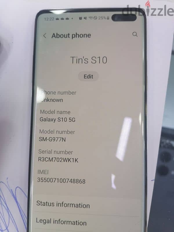 samsung s10 usa screen 6.7 512 gigaشرخ بسيط بالباغه 3