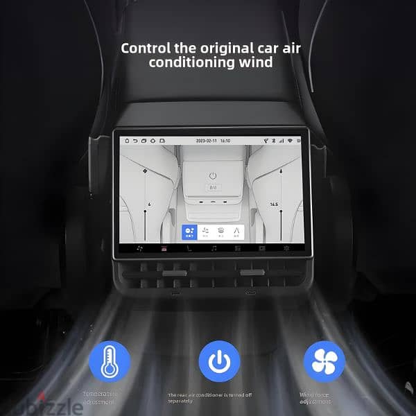 New Style 8.66 Inches Rear Display for Tesla Model 2