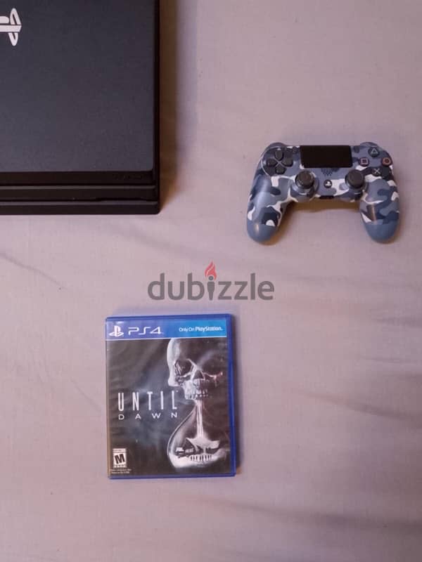 PS4 pro in good condition, 1 tb, 1 game disc, Price 70 kd negotiable. 2