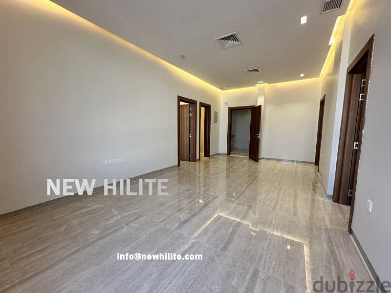 BRAND NEW FIVE BEDROOM TRIPLEX WITH ROOF FOR RENT IN AL FUNAITEES 1