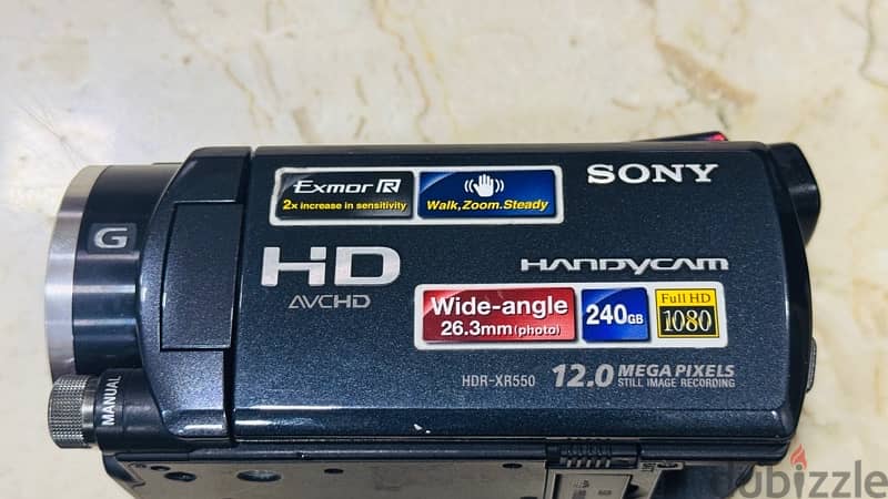 Sony HDR-XR550 240GB HD Handycam Camcorder 0