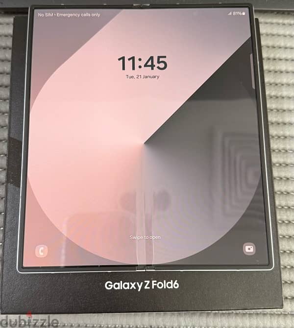 Samsung Galaxy Z Fold 6 5G 256 GB Silver Shadow Used ! 4