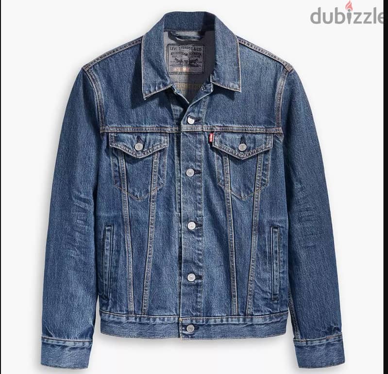 levi's denim jacket Size L , few times used but as new . 0